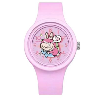 Round Silicone Quartz Watch Cartoon Watch