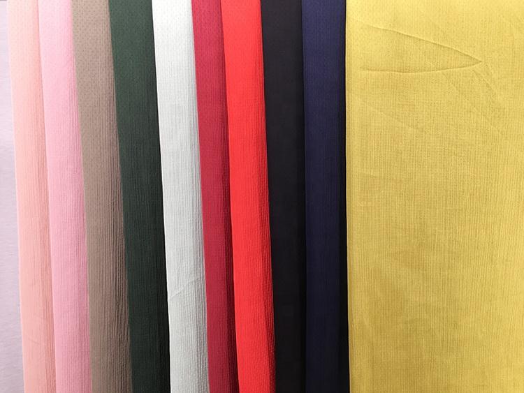 2021 Bulk to Sale Luxury Head Scarf Crepe Best Soft Hijab Chiffon Plain Silk Scarf Crinkle Satin Silk Hijab
