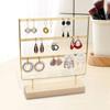 3-Tier Earring Display Holder Metal Jewelry Holder Earrings Storage Rack  Gift