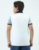 MONTE CARLO Boys White Collar Neck T-Shirt