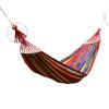 Outdoor Canvas Hammock Camping Travel Relaxation Single Double Wide With Curved Rods