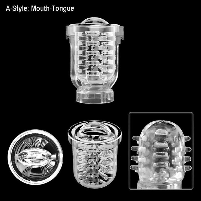 Male Masturbator Inner Replacement Cups for Easy Love Air Sucking Male Masturbator Oral/Vaginal/Anal