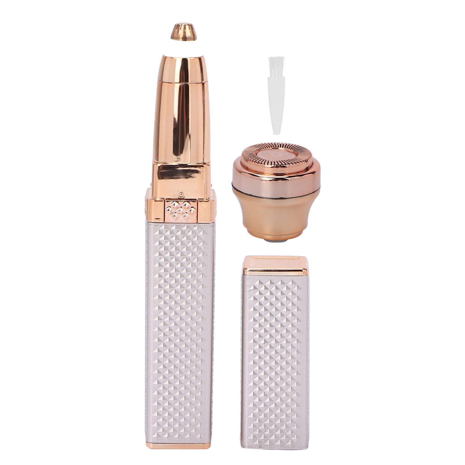 

2 в 1 женский электрический триммер для бровей, перезаряжаемая бритва для удаления волос на губах и лице