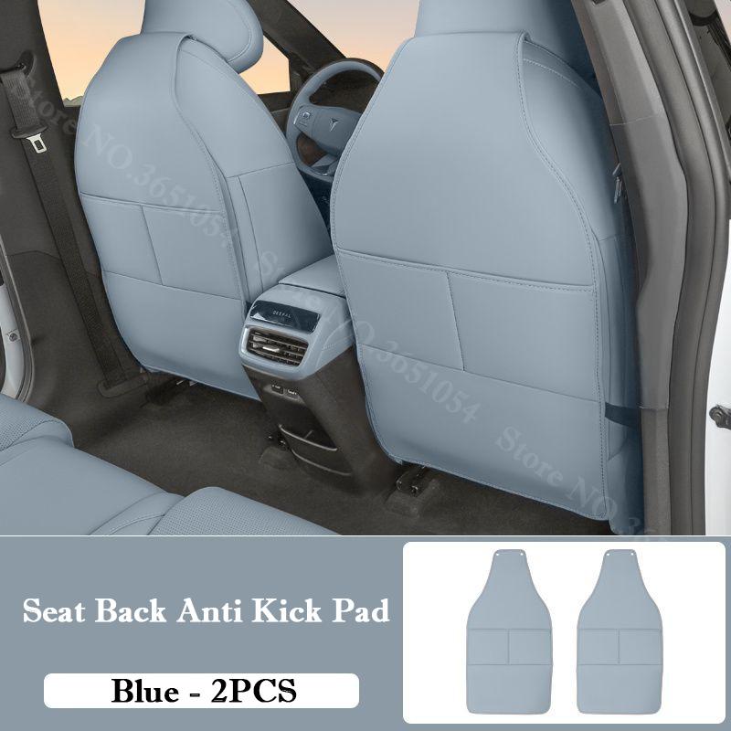 For Changan Deepal S05 2025-2026 Car Leather Seat Kick Mats Pad Rear Row Seat Protection Scratch Dirt Resistant Anti Kick Pad