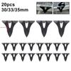 20Pcs 30/33/35/mm Solar Panel Water Drainage Clips Photovoltaic Modules Cleaning Clips For Solar Panel Water Drain Clamps