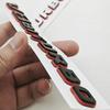 3D ABS Black Red Car Letters Logo V8 BITURBO Side Fender Badge Emblem Decal For Mercedes Benz AMG C63 E63S SL63 GLC63 G63 GLE63S