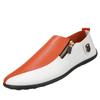 New Men's Shoes Cross-border Men's Slip-on Peas Shoes Breathable Korean Style Casual Leather Shoes