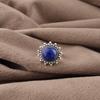 Lapis Lazuli Gemstone Jewelry, 925 Sterling Silver Ring, Handmade Adjustable Ring For Her, Balancing Gemstone Jewelry For Gift