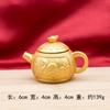 Popular brass rotating handle piece, six-sided rotating combination for attracting wealth and treasures, multi-sided rotating st