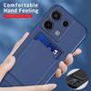Card Slot Holder Case for Xiaomi Redmi Note 13 Pro Plus 5G Silicone Wallet Cover On Xiomi Redmi Note14 14 Pro 4G Funda