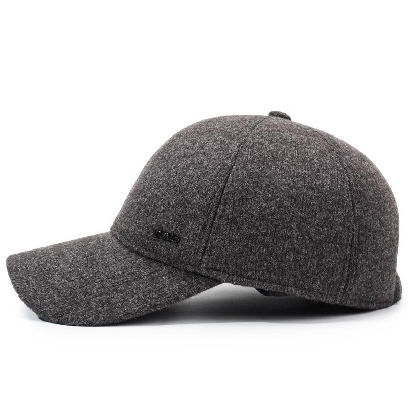 Autumn Winter Middle-Aged and Elderly Warm Cap Outdoor Cold Ear Protection Baseball Cap Men Sunshade Sunscreen Cap