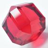 Cube AAA++ Cut Huge Size Lab-Created Red Ruby 47.05 Ct Loose Gemstone CERTIFIED S-810