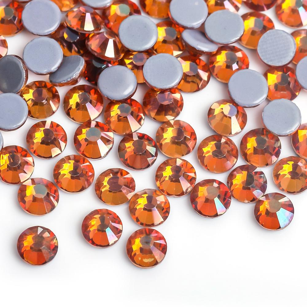 Weichen Rhinestone Factory Austrian Diamond Decorative Rhinestone Diy Nail Art Beauty Glass Jewelry Glue Bottom Color Plated Rhinestone