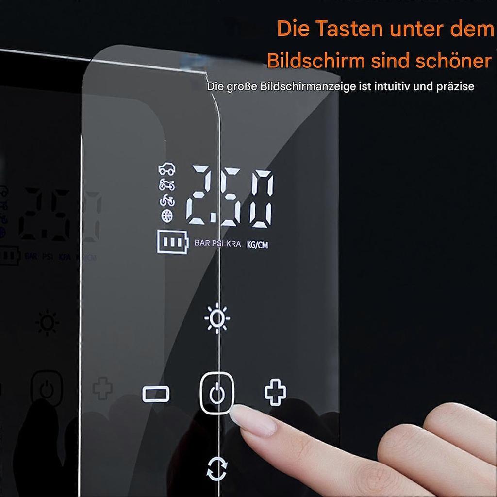 MotorX Tire Inflator Portable Compressor 2 Generation, Large Tire Inflator Speed 0 Seconds Fast Inflation , 15000mAh Battery Capacity, 65W