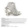 Rhinestone Inlaid High Heel Shoe Key Chain Keyring Creative Bag Ornament Gift