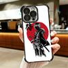 Rurouni Kenshin Anime Soft Phone Case For iPhone 15 16 17 Air 14 Pro Max 16E Plus 13 12 Mini Plating Anti-Fall Fundas