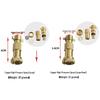 Premium Adjustable All-Copper High-Pressure Agricultural Backpack Sprayer Nozzle