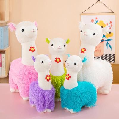 Alpaca Plush Doll - Large Wool Toy, Sleeping Hug Pillow, Company Event Gift