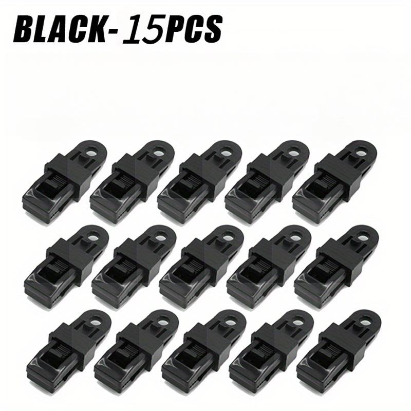 5/10/15 Heavy Duty Tent Clips- Windproof and Sturdy, Suitable Fixing Tarp and Awning During Outdoor Camping and Adventure- Reusable & Multi-functional