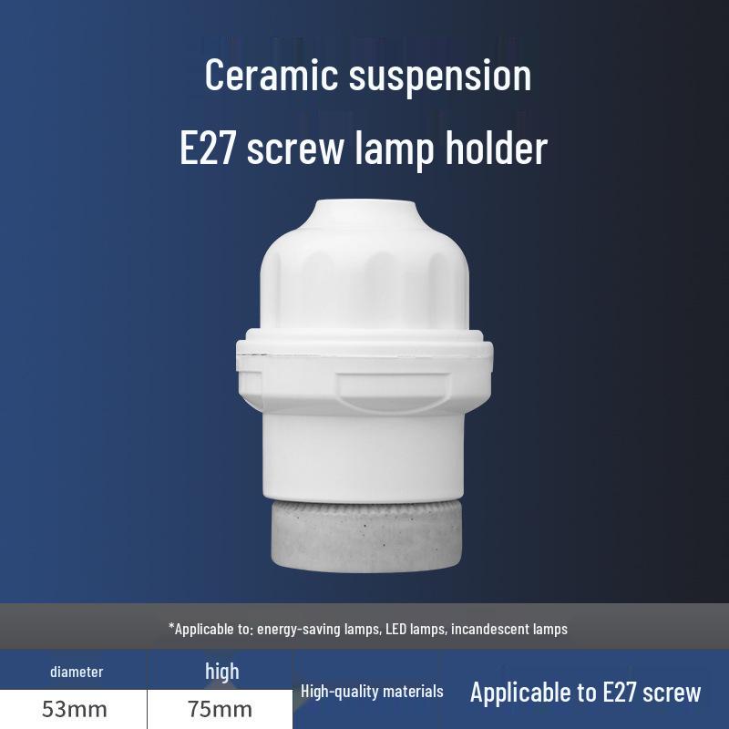 Dulie universală E27 cu filet cu pandantiv - Soclu cu suspensie compatibil LED