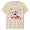 Cute Fluffy White Puppy Dog Wearing Unisexs TShirt Kawaii Dog Lover
