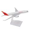 330 Airplane Model Alloy Decoration Ornament Plane Model Toy with Display Stand for Christmas