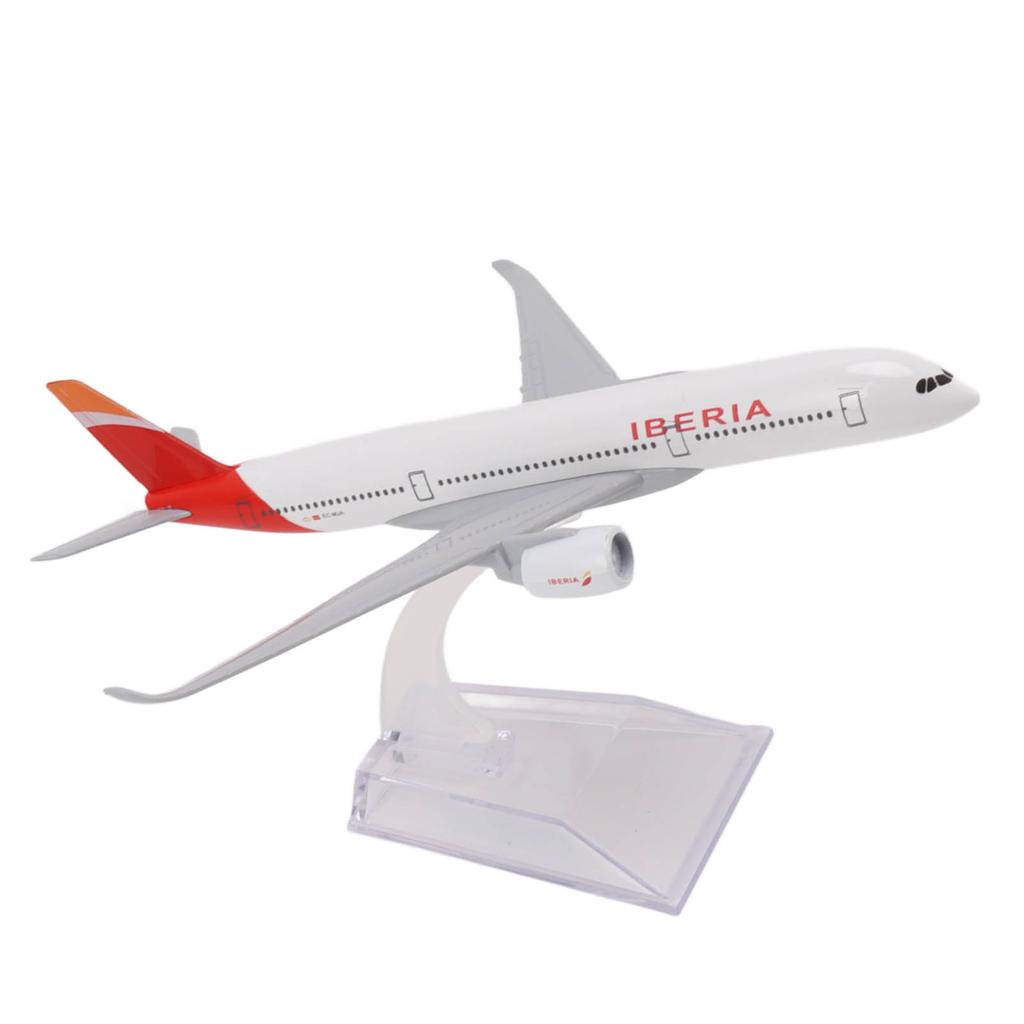 330 Airplane Model Alloy Decoration Ornament Plane Model Toy with Display Stand for Christmas