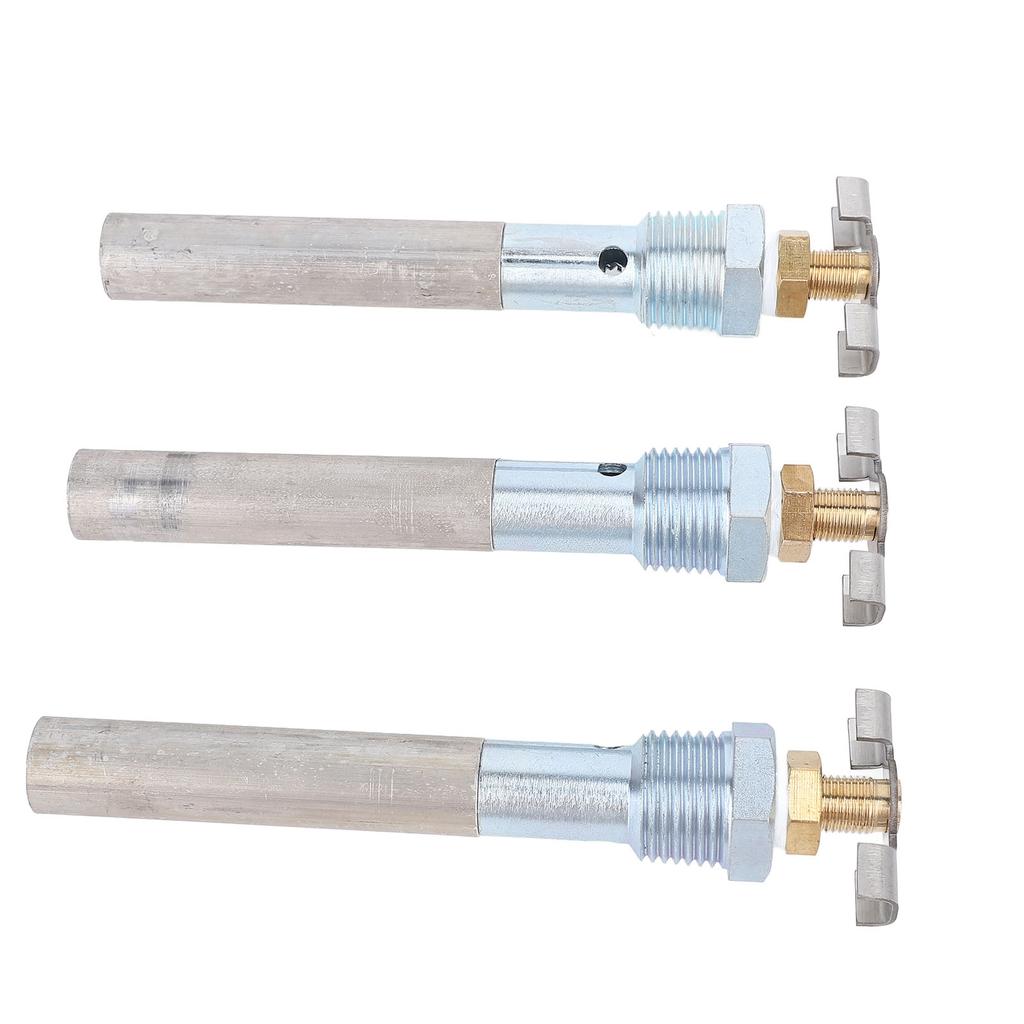 3 Sets RV Water Heater Anode Rod 4.5 X 1 2in NPT Quick Drain Design Water Heater Tank Anode Rod for Atwood Water Heater