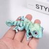 3D Printing Chameleon Figures Multi-joint Movable Simulation Animal For Home Decor Accessories Kids Gift