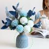 Artificial Flowers And Fake Flower Bouquets For Home Dining Table Decoration. Home Flower Arrangement And Floral Art