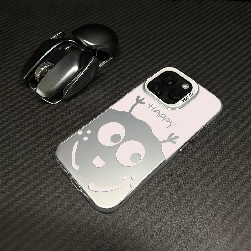 New pink and sleek iPhone 18 Pro Max case, 16mm silver, IMD15, cute cartoon protective case.