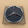 C200 E300 2026 Gorący Chrom Srebrny Błyszczący Czarny Gwiazda Przednia Osłona Chłodnicy Dekoracyjna Odznaka Emblemat w Stylu OE Chrom Srebrny Dla Mercedes Benz