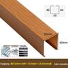 Panou Grilaj Tavan Pătrat din Aluminiu cu Textură Lemn