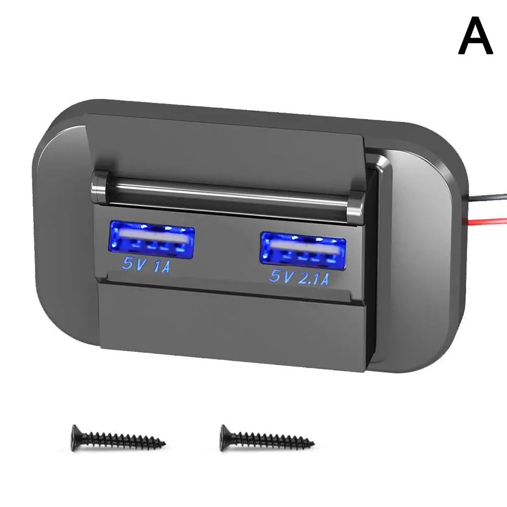 

Автомобильная зарядная розетка USB-C порт Водонепроницаемый пылезащитный адаптер питания для быстрой зарядки большинства автомобилей Мотоциклов Лодок Аксессуары для автофургонов синий