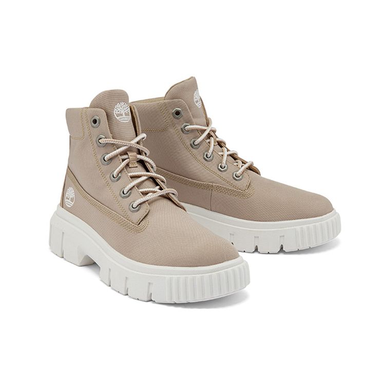 Timberland Outdoor Casual Mid-Calf Boots Women Boots Light-Brown A2JGDW