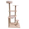 All-in-One Solid Wood Cat Tree: Climbing Frame, Bed, Space Capsule, Sisal Post, and Toys