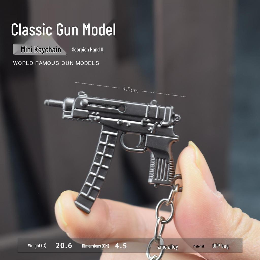 PUBG Winner Winner Chicken Dinner Keychain Scorpion Hand Metal Toy Pendant Model Craft