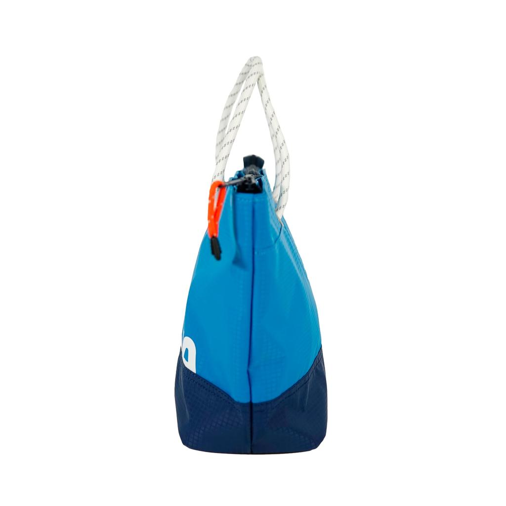 Tote bag for men and women polyester ripstop water repellent zipper specification 23277040 F [Shinakoba] 100% (Blue)