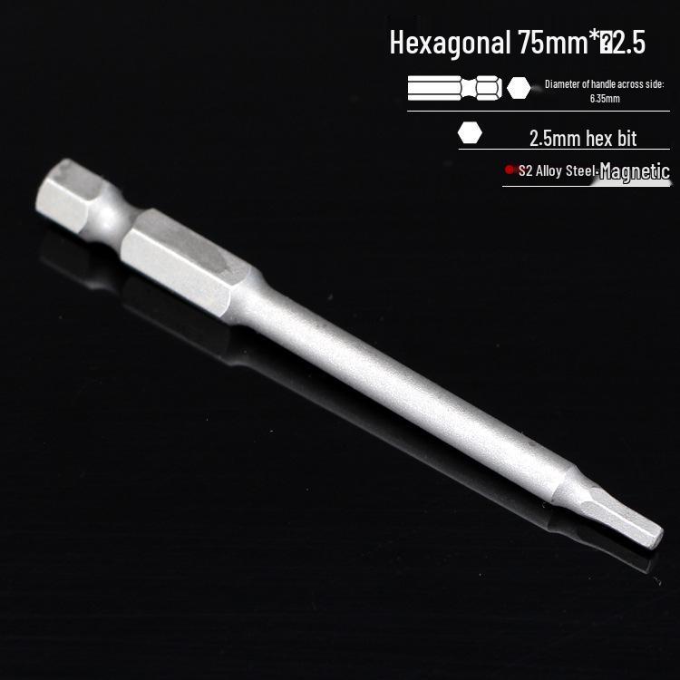 S2 Hexagon Magnetic Impact Driver Bit Set for Electric Screwdrivers