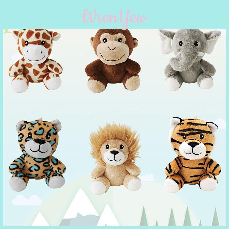 Jungle Animal Lion Tiger Giraffe Stuffed Toy Wholesale Stock