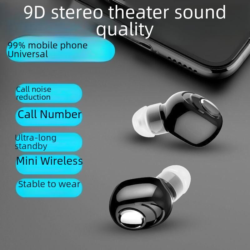 L16 Mini Bluetooth 5.0 Earphone: Long Standby, Noise-Reducing, Invisible Single In-Ear Design