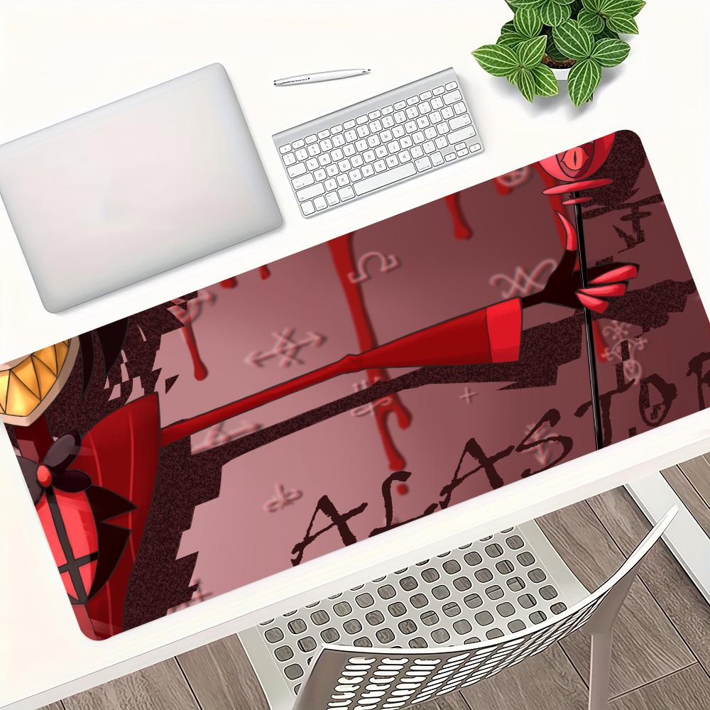 Velká podložka pod myš Hazbin Hotel Hráč Počítačové příslušenství Podložka pod myš Podložka pod klávesnici notebooku Kobercový stůl PC Anime XXL Herní podložka na stůl