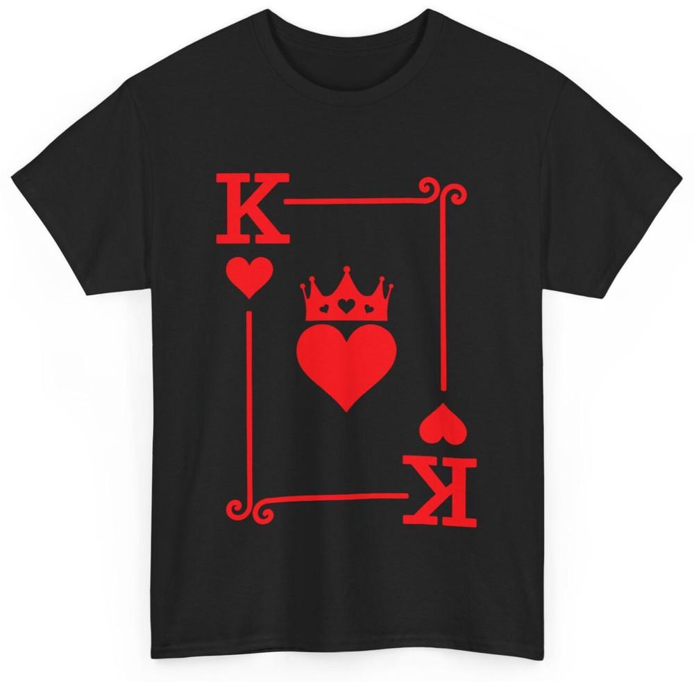 Kostým Karta Srdcový král - Hrací karty - Tričko Král srdcí