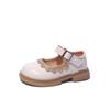 2025 Spring/Autumn British Style Girls' Princess Leather Shoes - Soft Sole Casual Footwear