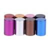 Mini Portable Aluminum Alloy Sealed Jar Travel Moisture-Proof Solid Color Nut Candy Food Storage Container Tea Can