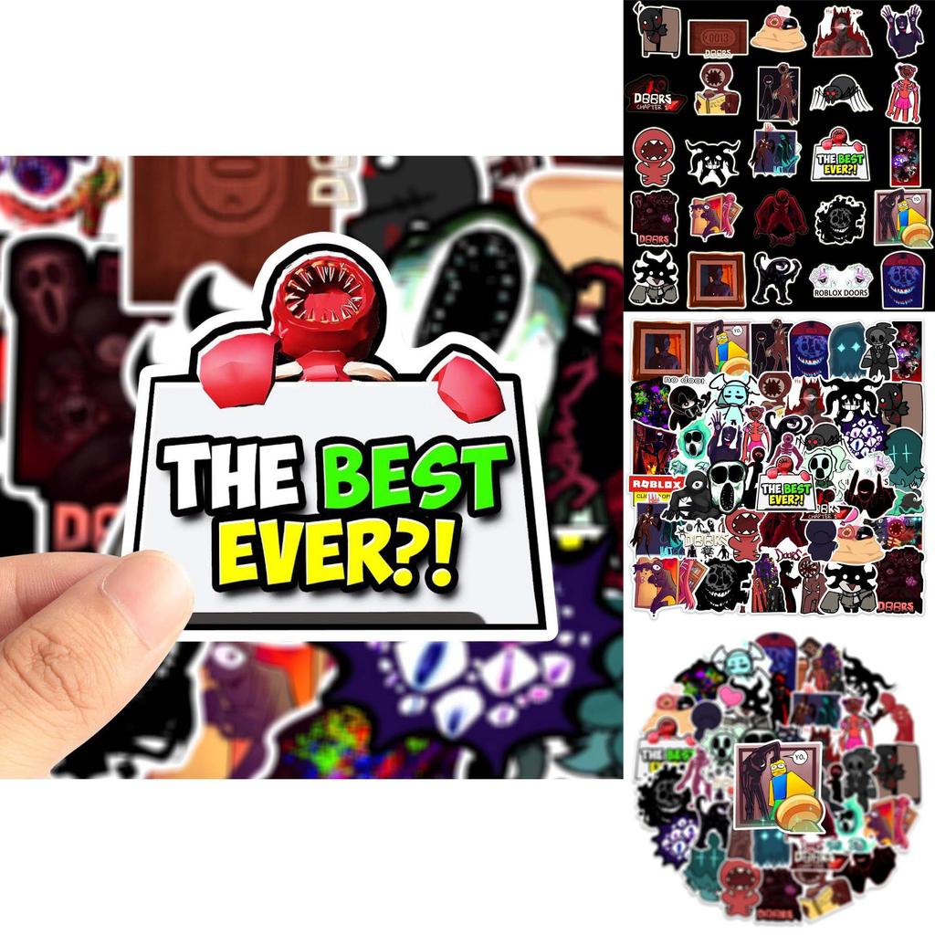Make Your Gifts Special With Doors Roblox Figure Stickers Set Of 50