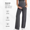 Zwangerschap Wijde Broeken Hoge Taille Stretch Comfortabel Zwangerschap Broeken Herfst Winter Casual Kleding