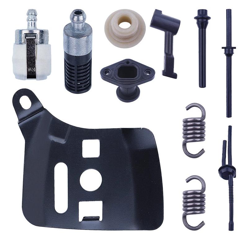 

A72U Chainsaw Bar Plate And Worm Gear Assembly Kit For 2500 25Cc - Complete With Fuel Oil Hose
