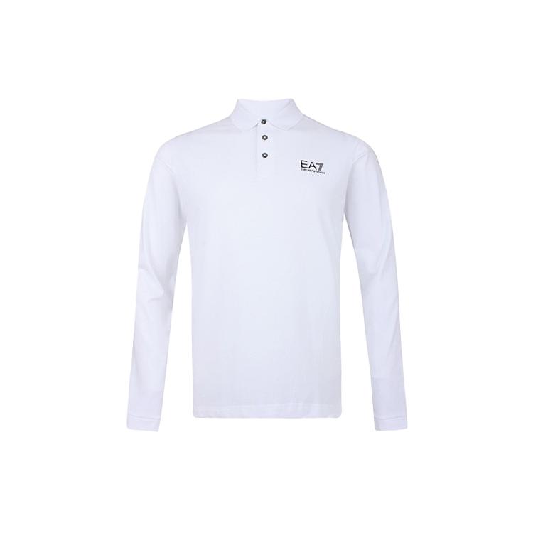 Emporio Armani EA7 Polo Shirt Men's White 8NPF05-PJM5Z-1100