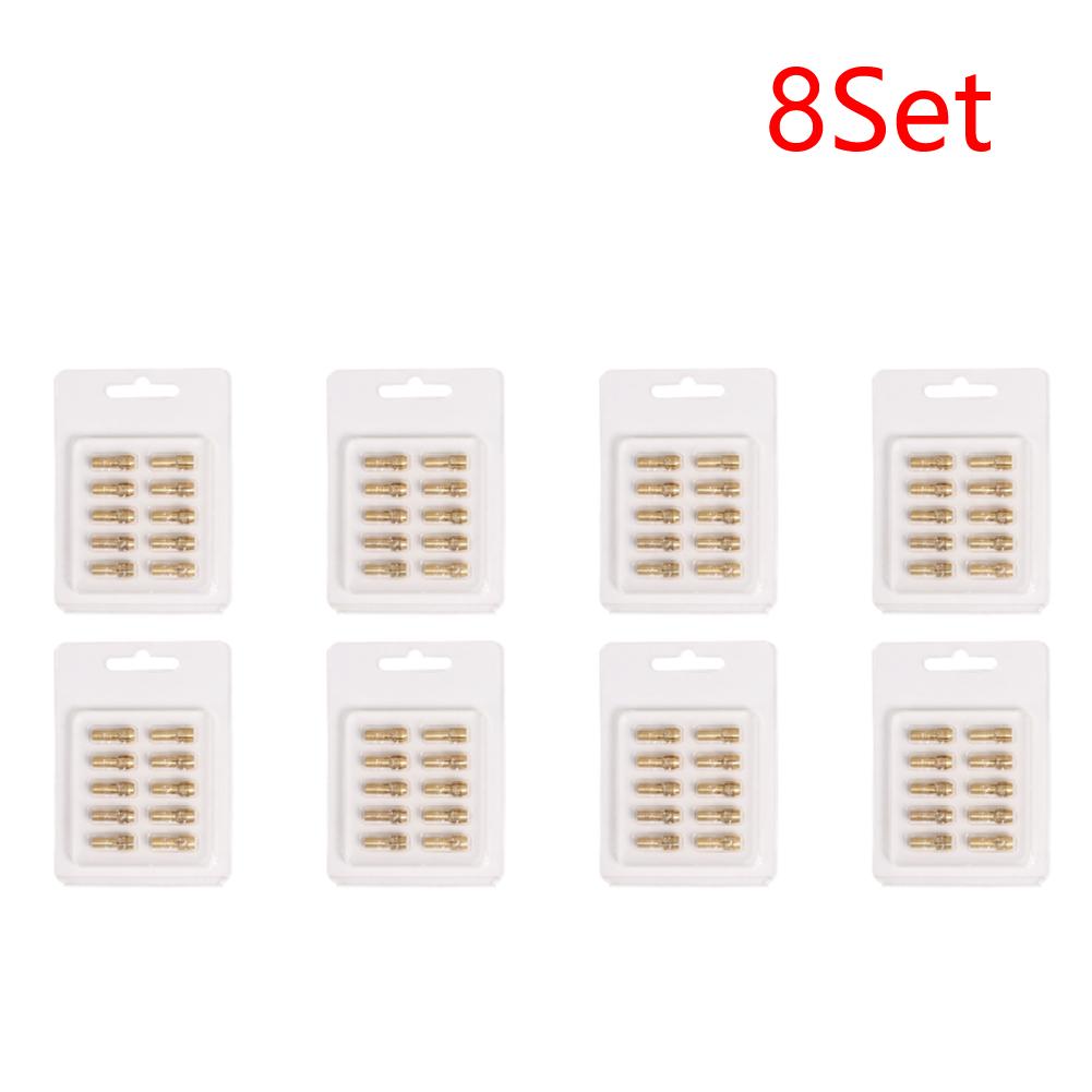 10pcs Mini Brass Collets Chucks Rotary Tool Drill Brass Collet Accessories Mini Drill Chucks for Twist Drill Motor Shaft Grinder